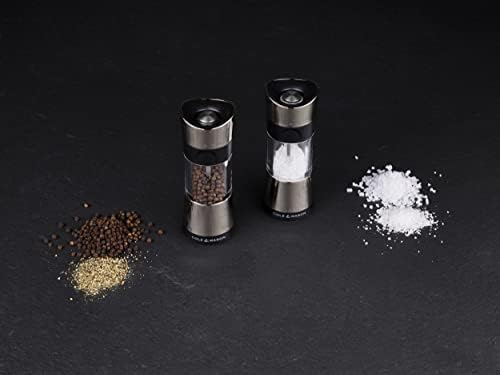 Cole Mason Precision Inverta Salt Pepper Mill Set Chrome