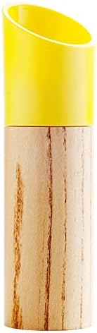 Premium Wooden Salt and Pepper Grinder Set with Adjustable Ceramic Mechanism