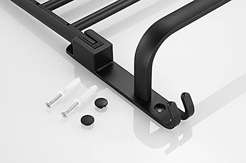 DCIustfHE Aluminum Towel Rail Black