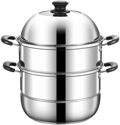 AIZYR 3-Tier Stainless Steel Steamer Pot Boil Cook and Simmer
