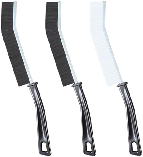 3Pcs Crevice Cleaning Brush Set Long Handle for Hard to Reach Areas
