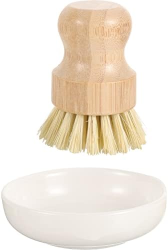 LIFKOME Kitchen Cleaning Brush Set for Pans and Sinks