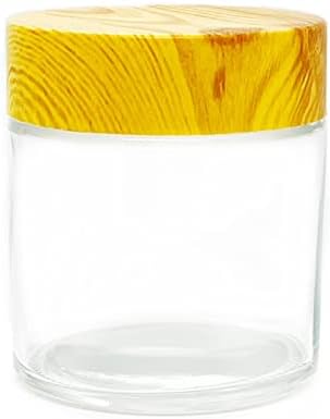 Child-Resistant 3-ounce Glass Jars 32-Pack