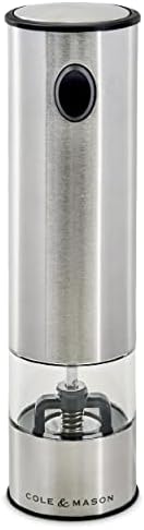 Cole Mason Battersea Electronic Salt Pepper Mill - 10 Words