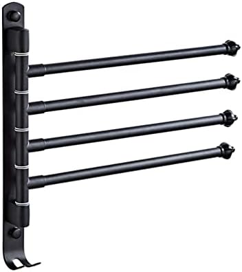 Bathroom Towel Swivel Holder with 4 Bars