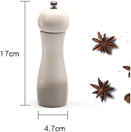 Adjustable Ceramic Salt Pepper Mill Set for Home Use