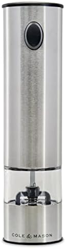 Cole Mason Battersea Electronic Salt Pepper Mill - 10 Words