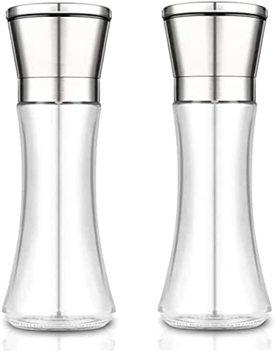 Stainless Steel Salt and Pepper Grinder Set Perfectly Grind zien