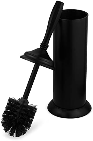 Splash Home Kolva Toilet Brush with Holder Matte Black