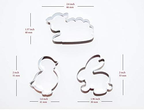 REDLEV 9 Piece Stainless Steel Cookie Cutter Set