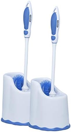 Superio Toilet Bowl Brush Holder with Under Rim Cleaner P2