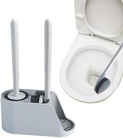 Frifer Toilet Cleaning Brush With Holder Set