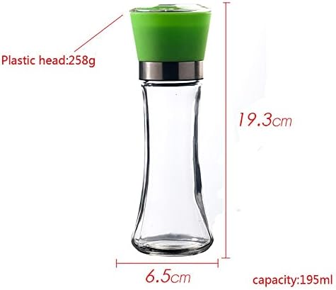 Sakhggye Salt and Pepper Grinders Ceramic Grinder for Adjustable Strength