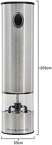 Cole Mason Battersea Electronic Salt Pepper Mill - 10 Words