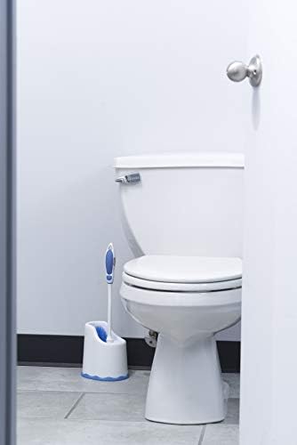 Superio Toilet Bowl Brush Holder with Under Rim Cleaner P2