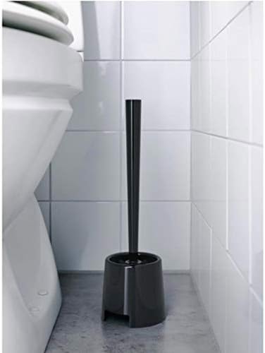 Home Toilet Brush with Holder Bracket White