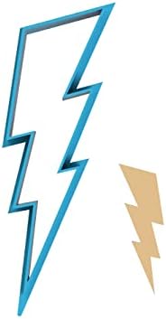 Lightning Bolt Design Premium 3-Inch Cookie Cutters