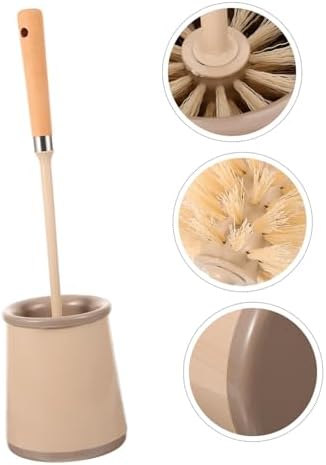Anneome 1Set Toilet Brush with Long Handle and Holder