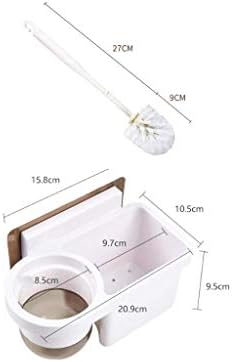 SPOUR Modern Minimalist Punch-Free Toilet Brush Holder