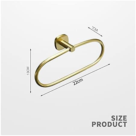 Brushed Gold Towel Rack for Bathroom and Kitchen