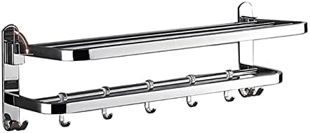 Sturdy Wall-Mounted Towel Rack for Bathroom Storage