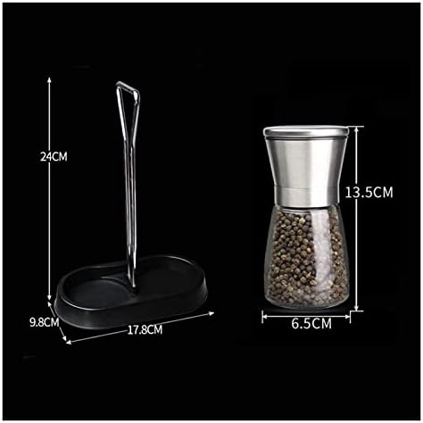 2pc Refillable Pepper and Salt Mill Set