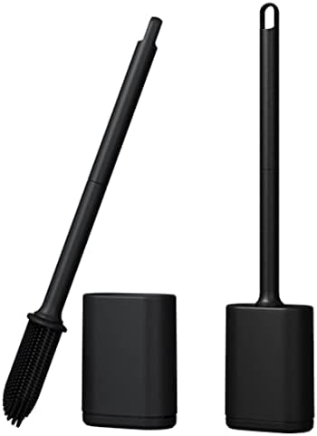 Powerful Silicone Toilet Brush Set