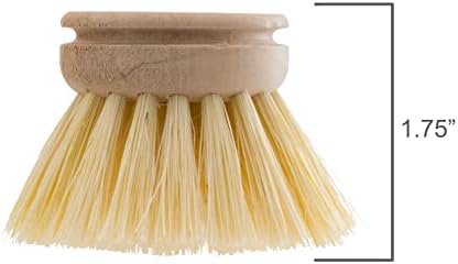 REDECKER Natural Dish Brush Replacement Heads Set of 2