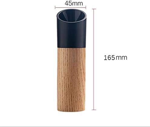 Premium Wooden Salt and Pepper Grinder Set with Adjustable Ceramic Mechanism
