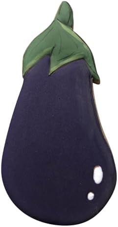 Liliao Eggplant Cookie Cutter 25 x 57 Inch Stainless Steel