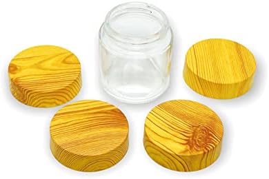 Child-Resistant 3-ounce Glass Jars 32-Pack