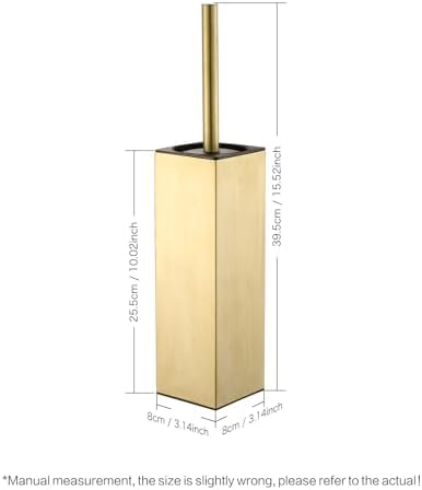 Perfect Standing Toilet Brush and Holder Set - Modern Durable Design