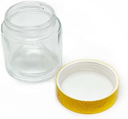 Child-Resistant 3-ounce Glass Jars 32-Pack