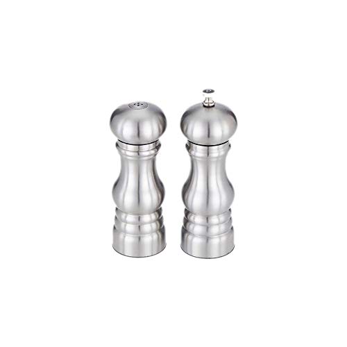 American Metalcraft PMSS62 Stainless Steel Salt Pepper Set 6 H