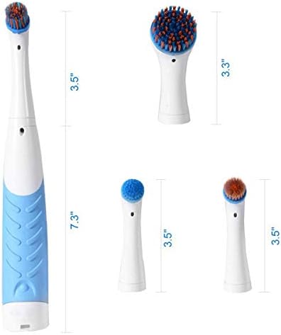 FAMKIT Electric Oscillating Cleaning Brush for Bathroom and Kitchen