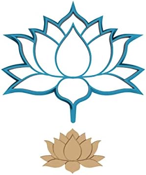 Lotus Flower Cookie Cutter 4 inch Perfect for Baking Cookies