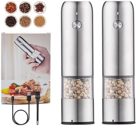 Electric Adjustable Salt Pepper Grinder