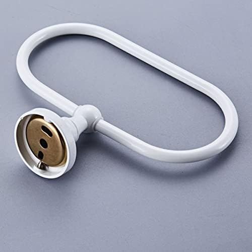 Retro-Modern Brass Towel Rack Space-Saving Bathroom Organizer with Anti-Tarnish Coating