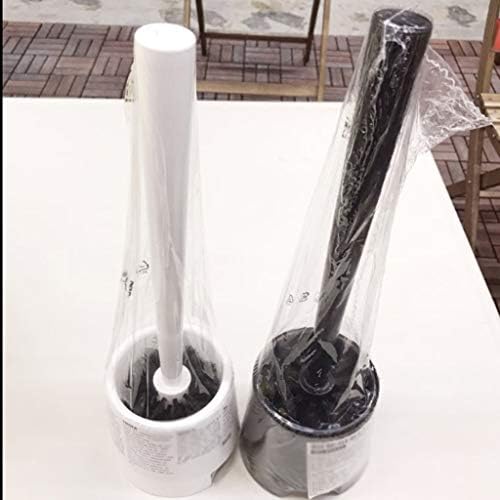 Home Toilet Brush with Holder Bracket White
