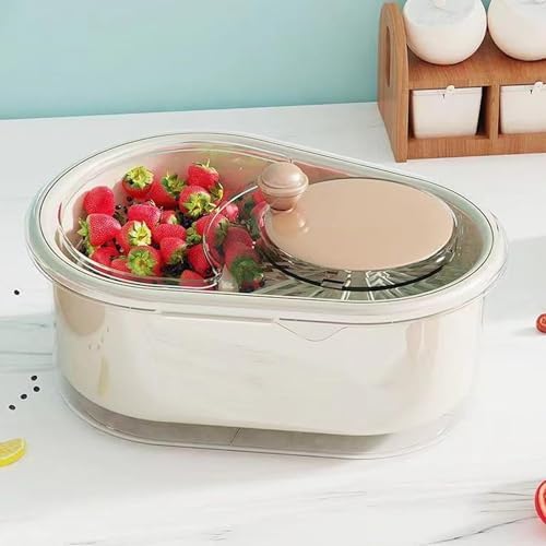 Effortless Fruit Cleaner Quick Fruit Washer Manual Fruit Spinner
