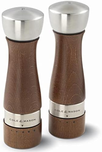 Tasteful Precision Salt Pepper Mill Set by Cole Mason