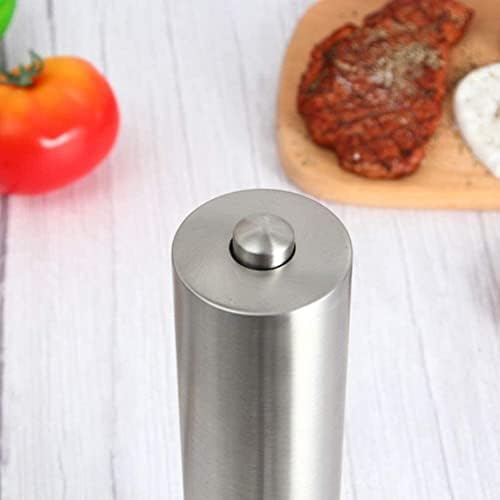 Leixiusm Refillable Pepper Mill Set 2-Piece Electric grinder with Adjustable Coarseness