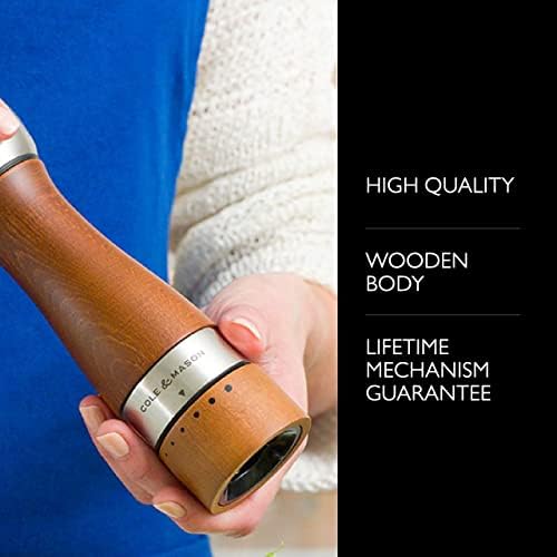 Tasteful Precision Salt Pepper Mill Set by Cole Mason