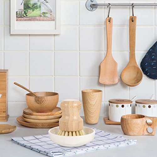 LIFKOME Kitchen Cleaning Brush Set for Pans and Sinks