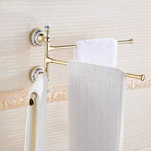 Sleek Rotating Towel Holder for Bathroom Organization