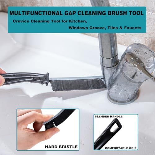Eugelrom Gap Cleaning Brush with nylon bristles for bathroom kitchen tile cleaning