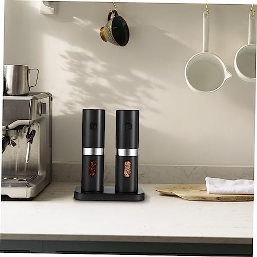 Electric Salt Pepper Mill with Adjustable Coarseness for Home Use