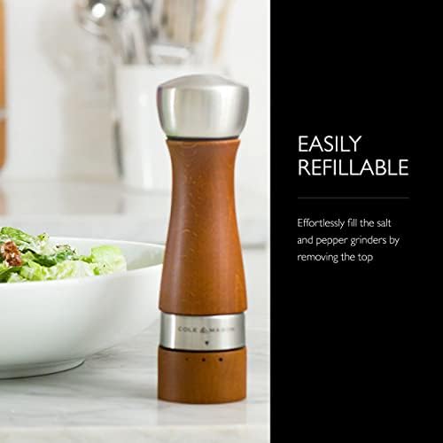 Tasteful Precision Salt Pepper Mill Set by Cole Mason
