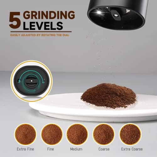 Convenient Electric Salt Pepper Grinder Set