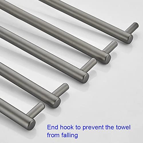 5-Arm Swivel Towel Rack for Bathroom